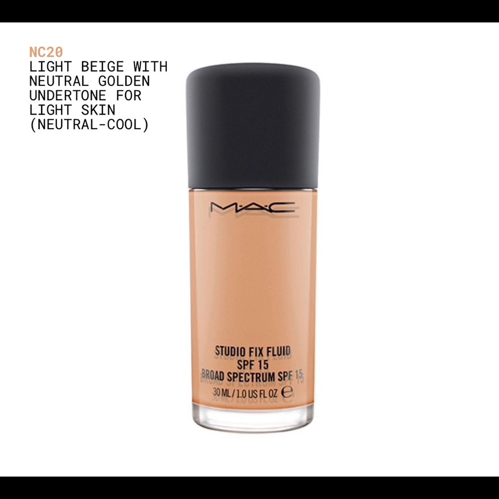 MAC Cosmetics Studio fix foundation